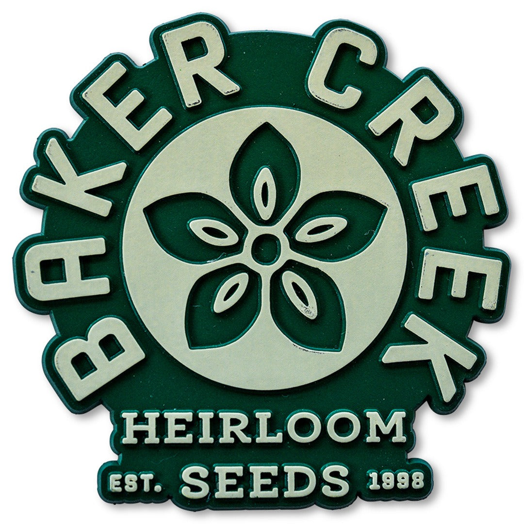 Baker Creek Logo Magnet on a white background.
