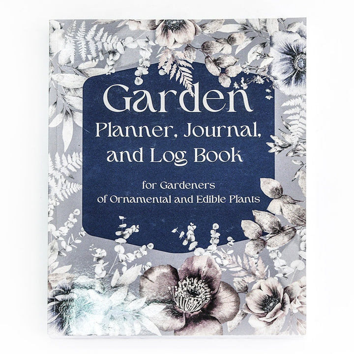 Garden Planner, Journal, and Log Book on a white background.