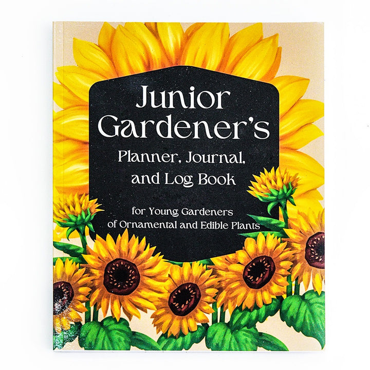 Junior Garden Planner, Journal, and Log Book on a white background.