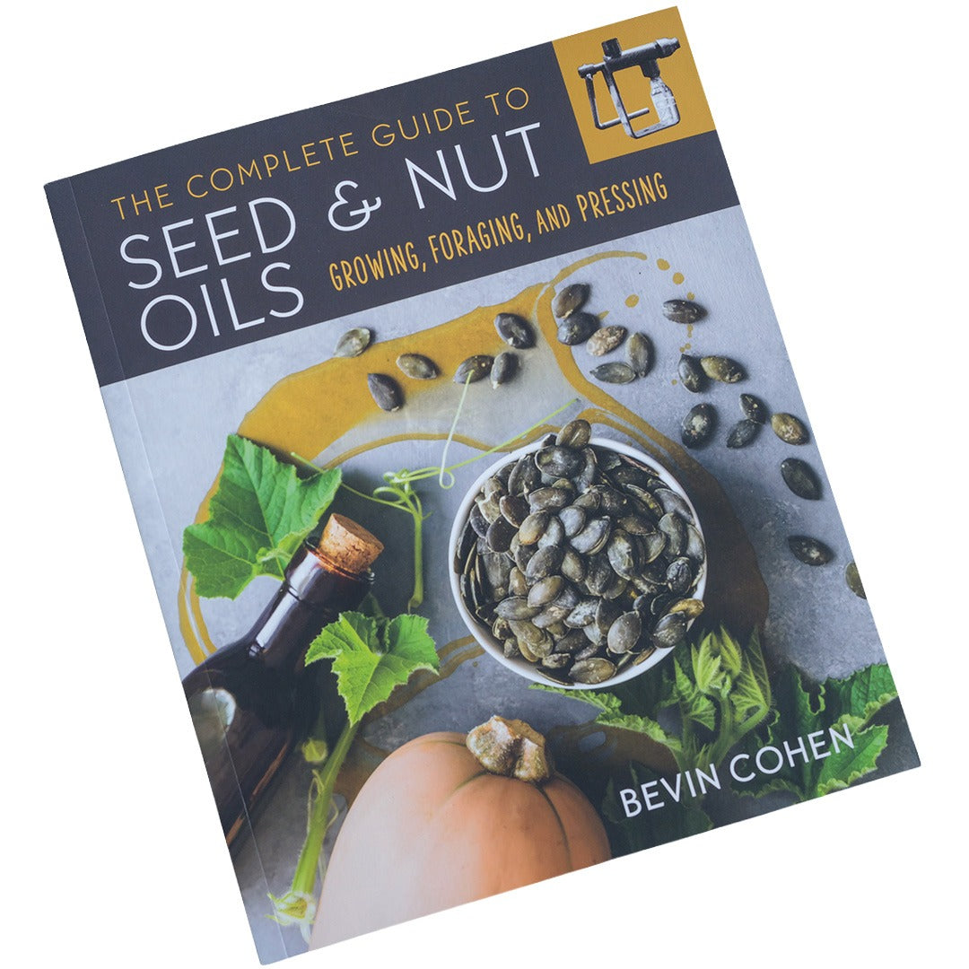 Cover shot of Bevin Cohen's book Seed and Nut Oils.
