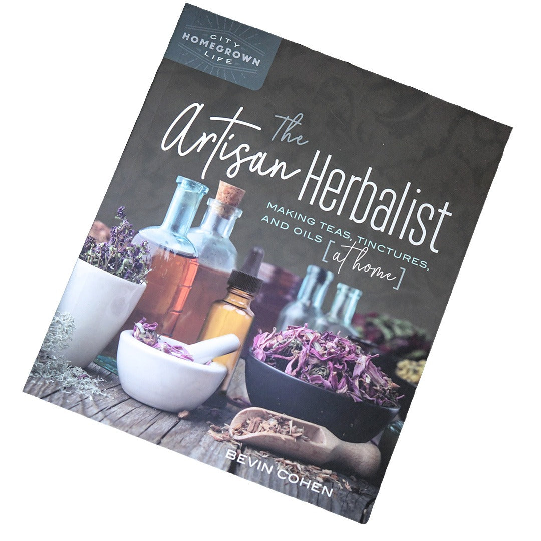 Cover shot of The Artisan Herbalist book by author Bevin Cohen.
