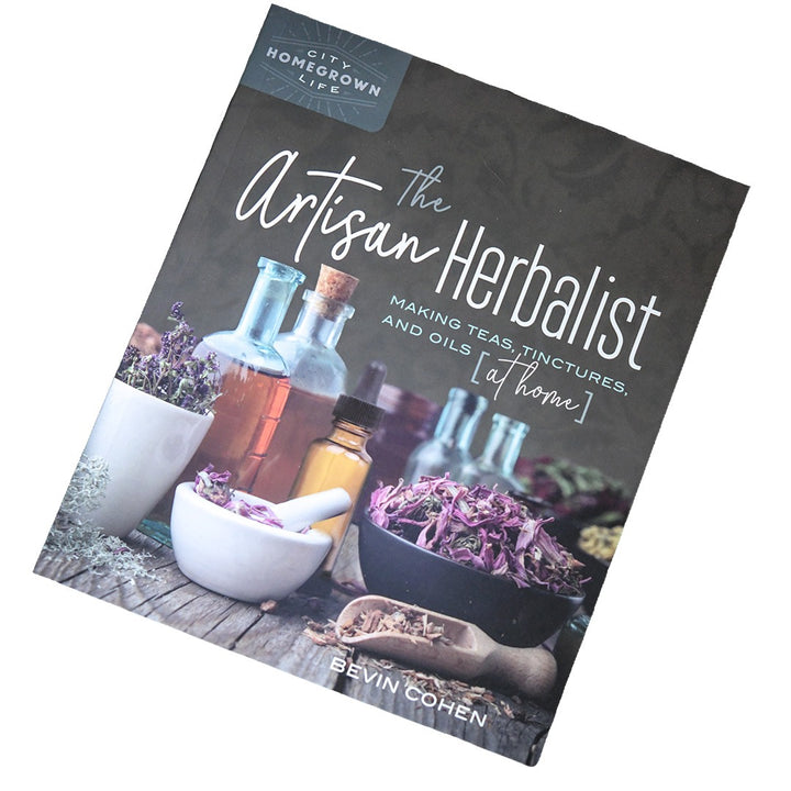 Cover shot of The Artisan Herbalist book by author Bevin Cohen.