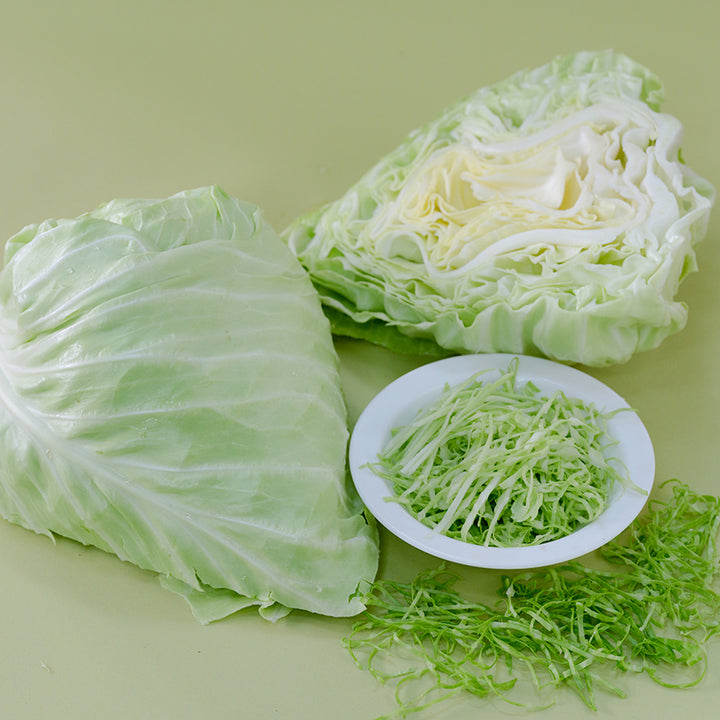 Early Jersey Wakefield Cabbage halved and shredded