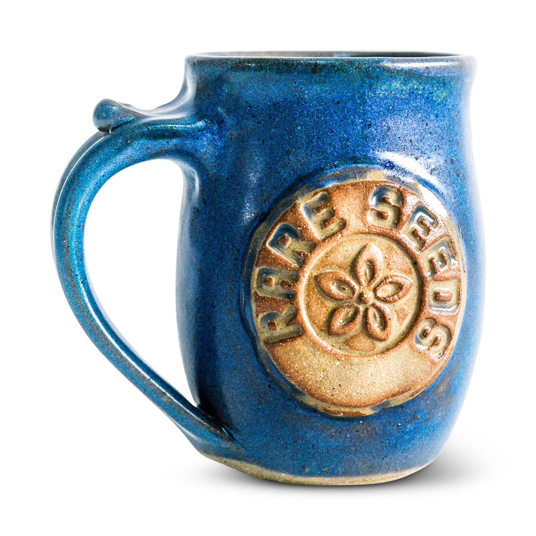 Pottery, Handmade Stoneware Mug Blue/Grey