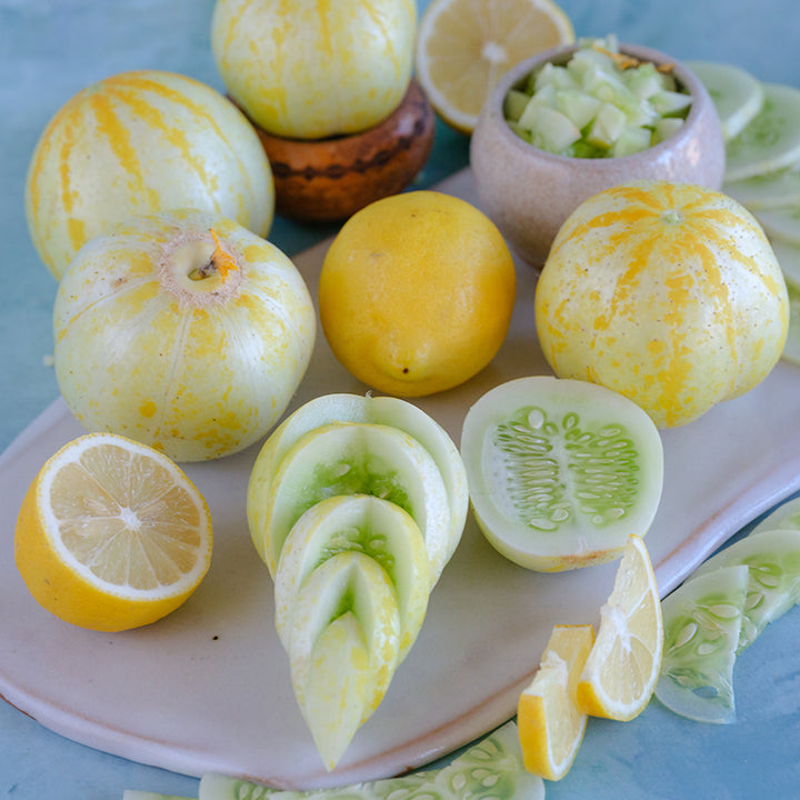 Lemon Cukes with lemons on board.