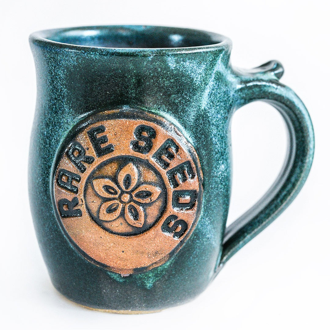 Pottery, Handmade Stoneware Mug Green/Blue