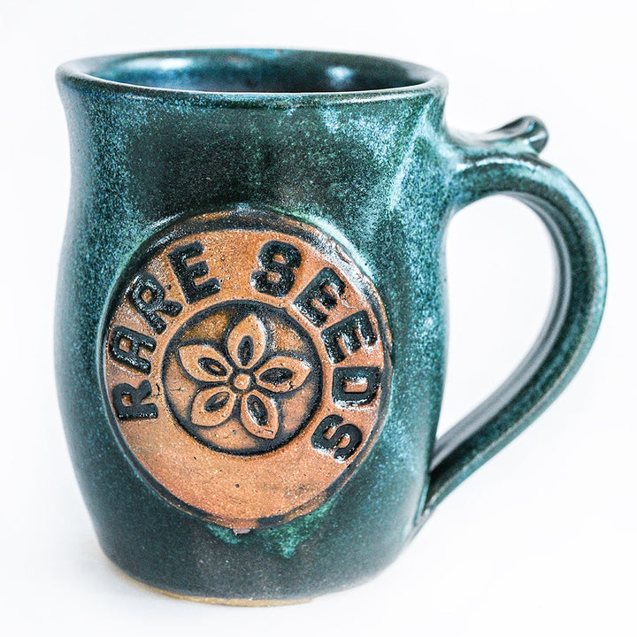Pottery, Handmade Stoneware Mug Green/Blue