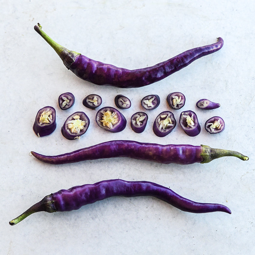 Buena Mulata Peppers with slices.