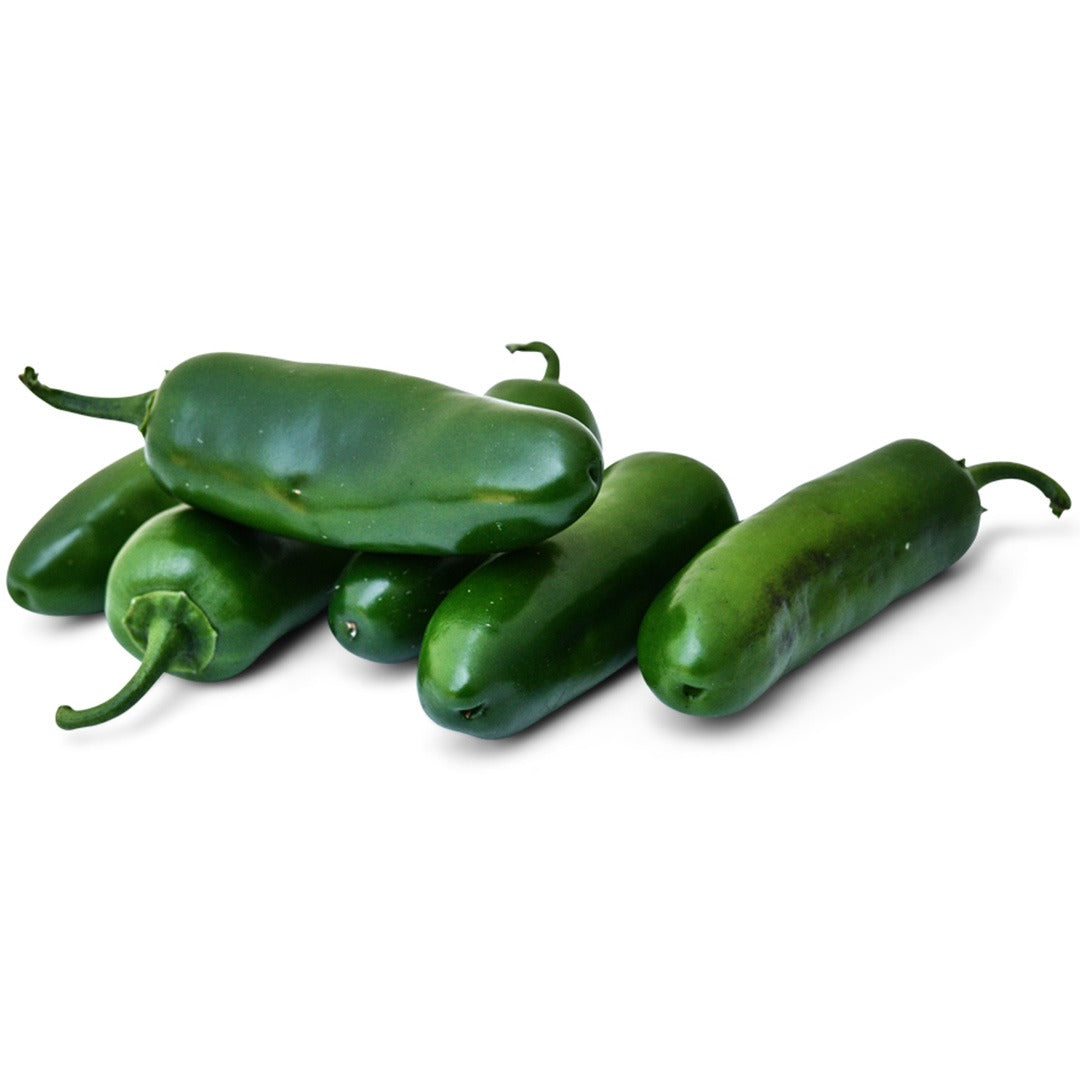 Nadapeño Sweet Peppers on a white background.