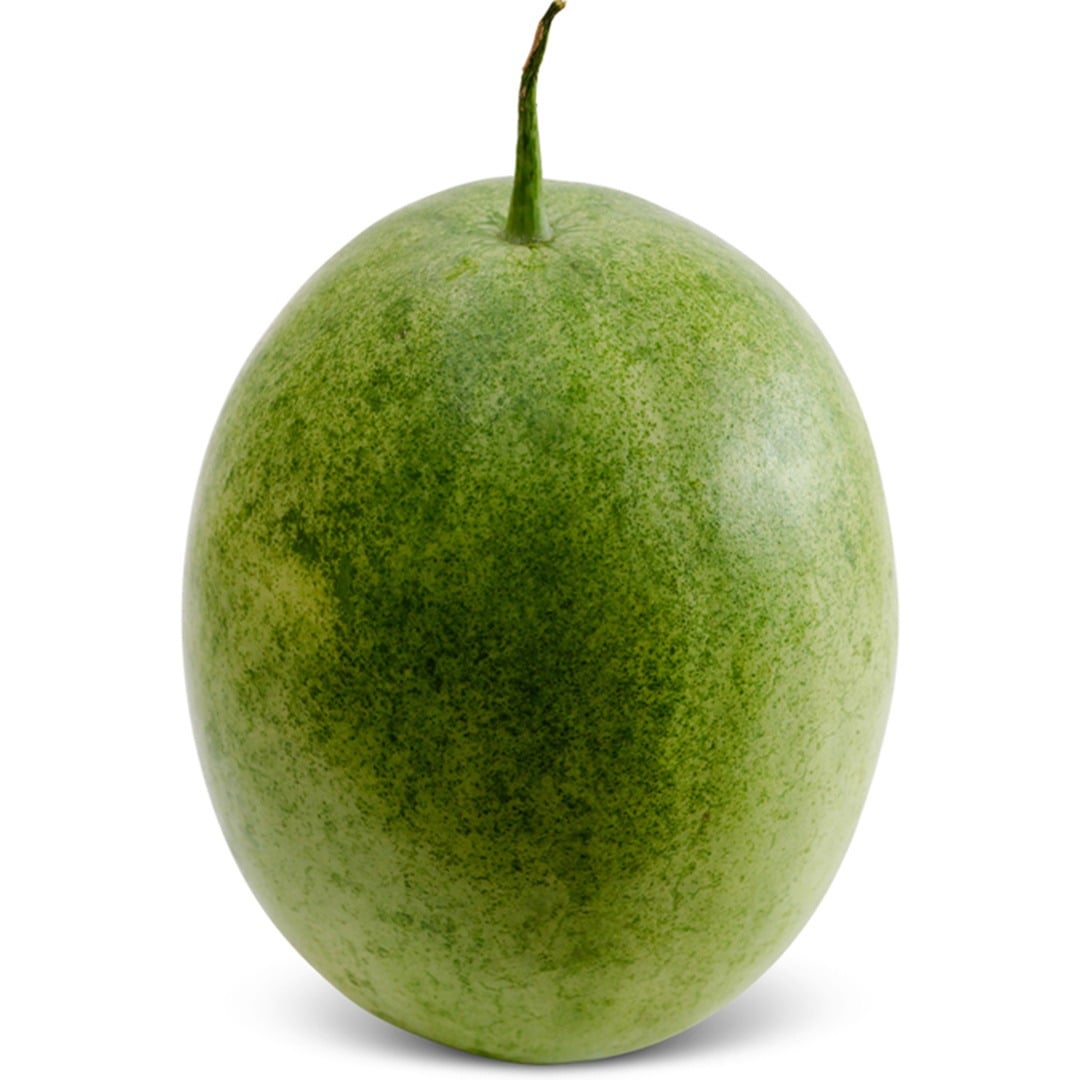 Single Botswana Ice Cream Watermelon with white background.