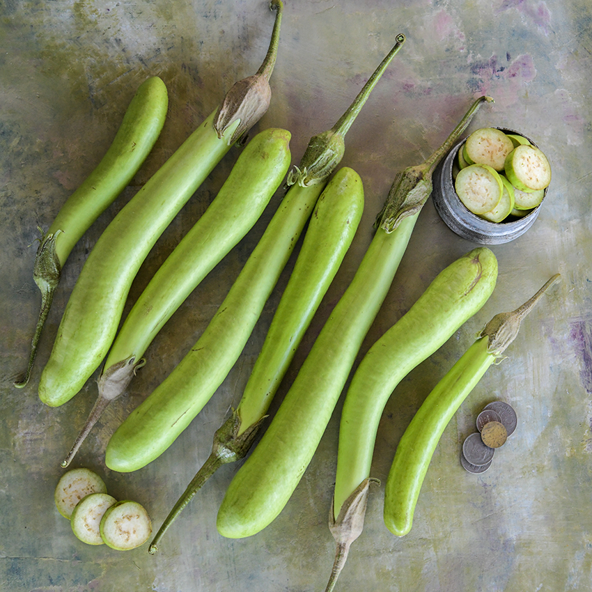 Thai green shop eggplant