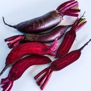 Cylindra Beets cut in half