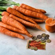 St. Valery Carrots with coins and juice.