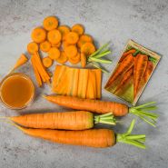St. Valery Carrots, sticks, slabs and slices.