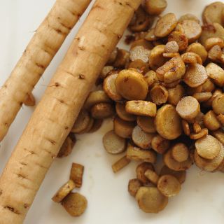 Cooked Takinogawa Burdock Root