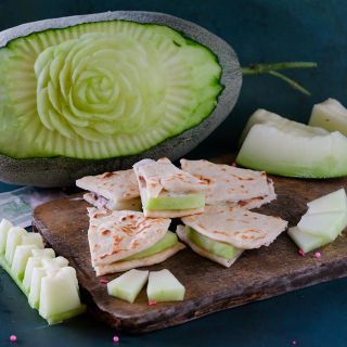 Carved Bateekh Samara Melon.