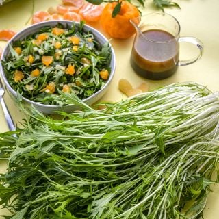 Summer 605 Mizuna salad