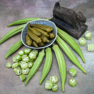 Burmese Okra with slices