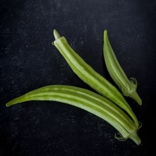 Louisiana 16 Inch Long Okra Pods