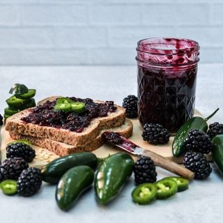 Craigs Grande Jalapeno with blackbery jam.