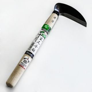 Left Handed Professional Sickle without the packaging on a light white background.