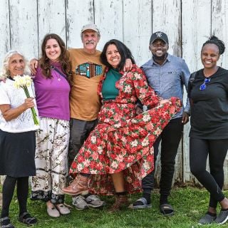 The nonprofit MESA interns and volunteers at the Baker Creek Tulip Festival.