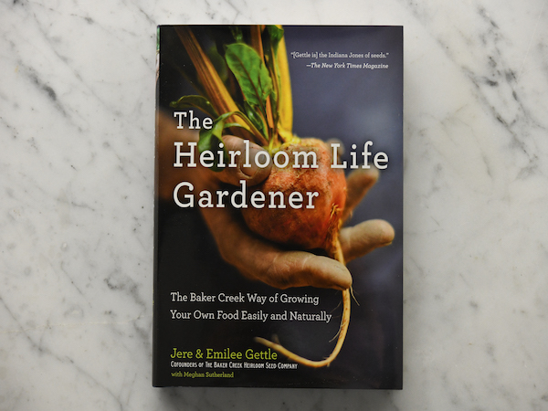 Copy of Heirloom Life Gardener book on marble